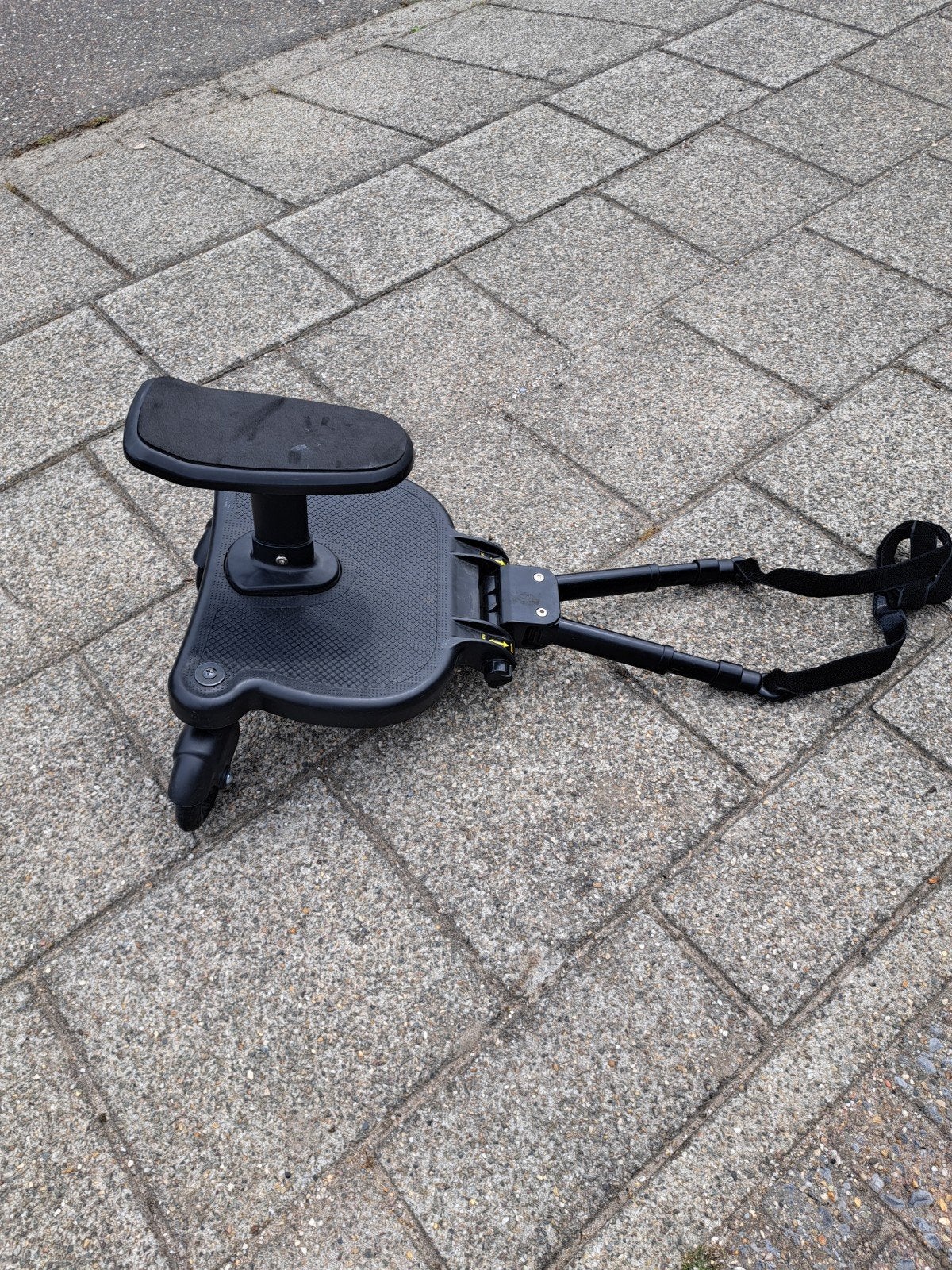 Universeel Meerijdplankje met zitje voor kinderwagen, Ophalen, Gebruikt, Overige merken