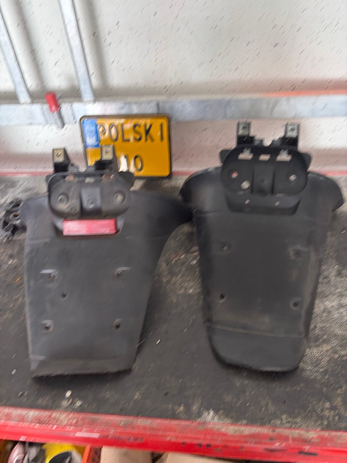 Kenteken spatbord SKR, Ophalen of Verzenden, Gebruikt, Kap, Gilera