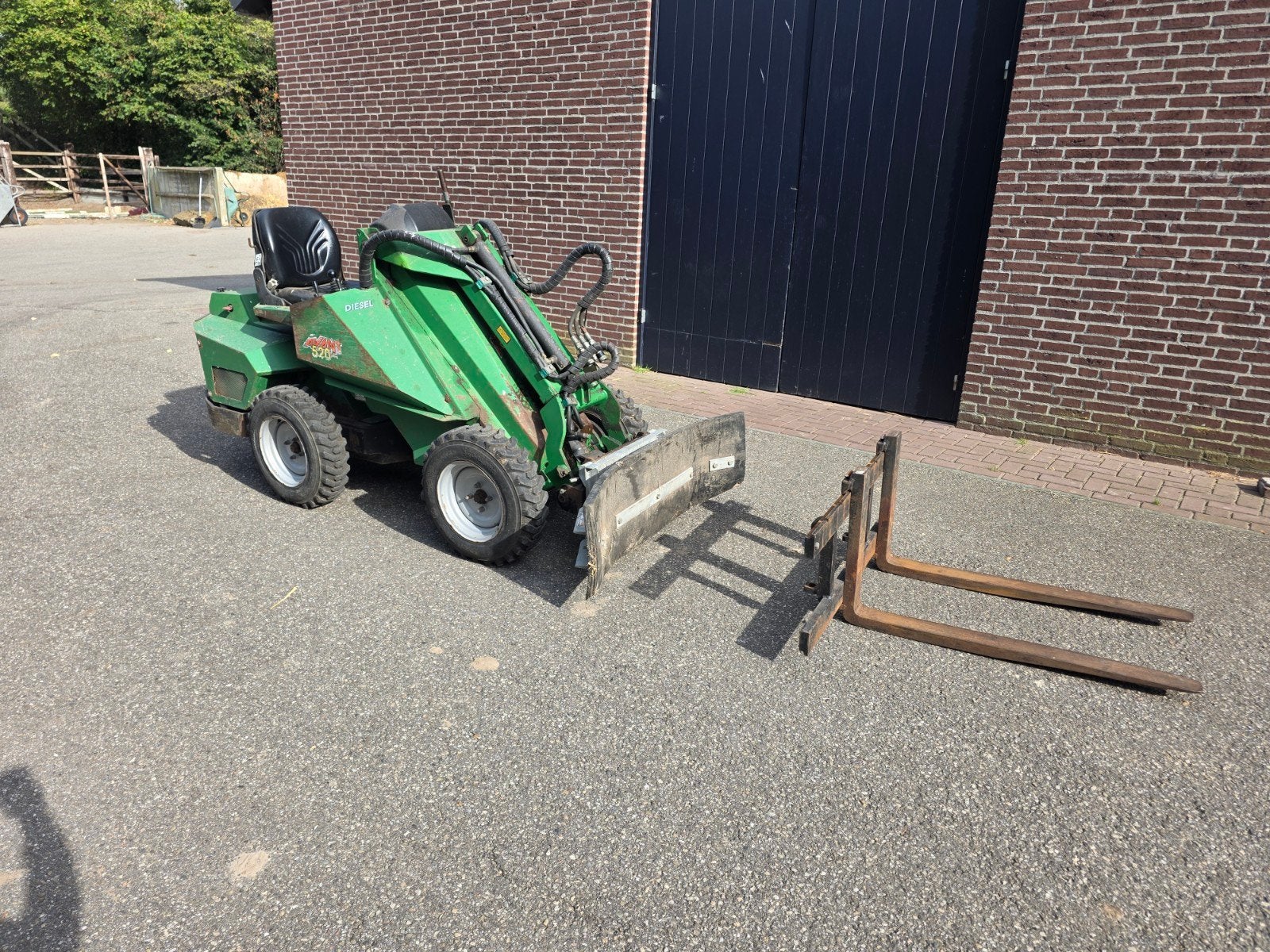 Avant 520 kniklader met palletvorken, Ophalen of Verzenden, Akkerbouw, Transport