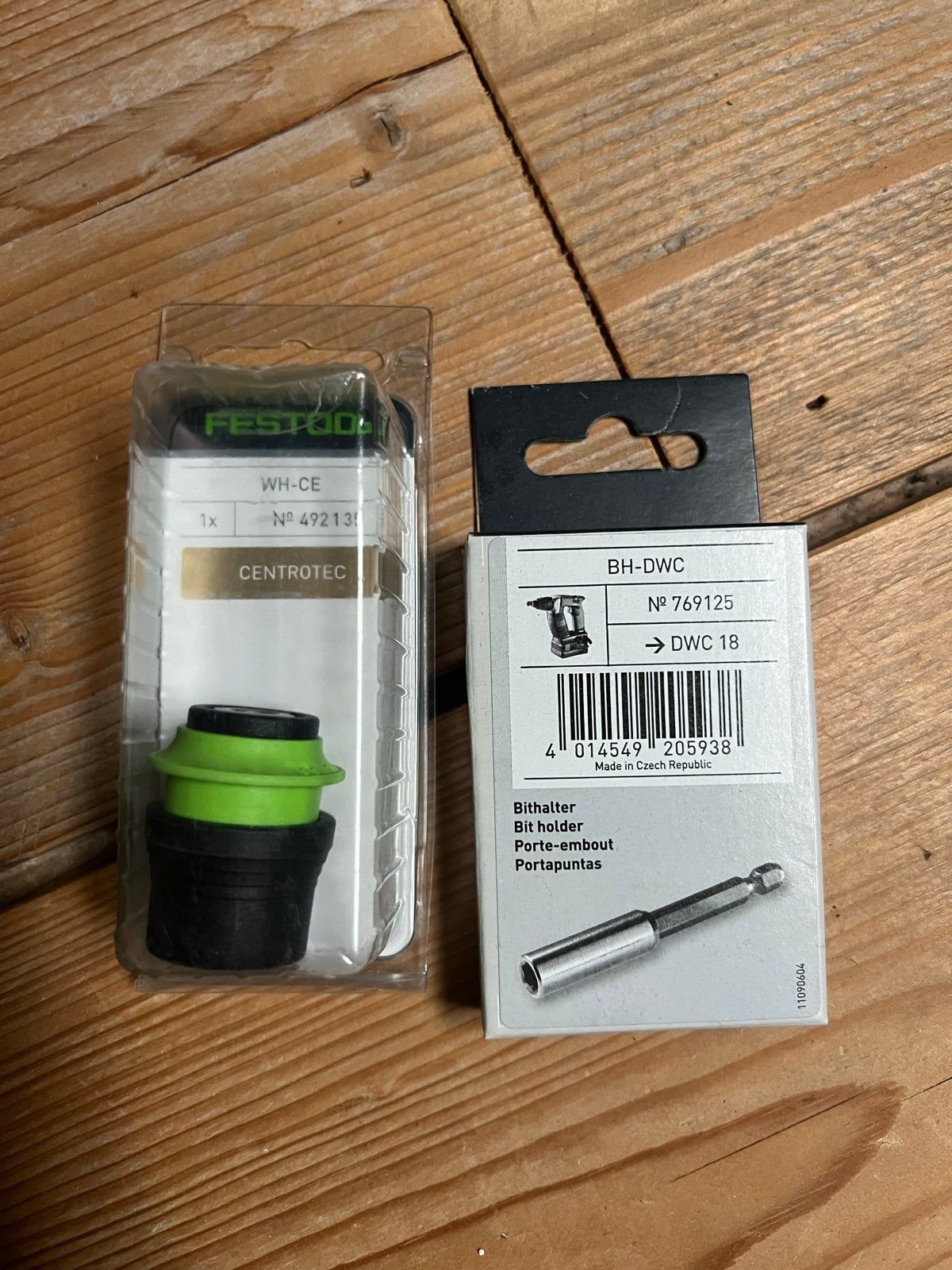 Festool Centrotec bithouder en kop - Nieuw!, Ophalen of Verzenden, Nieuw, Overige typen
