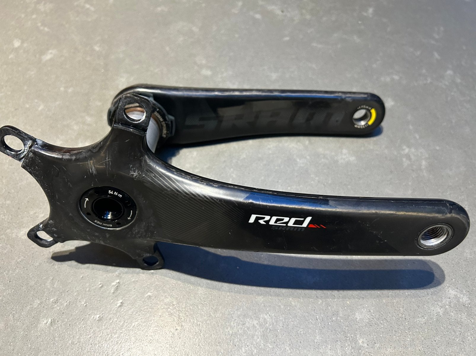 Sram Red Sworks carbon crankstellen, Crankstel of Pedalen, Gebruikt, Ophalen of Verzenden, Mountainbike