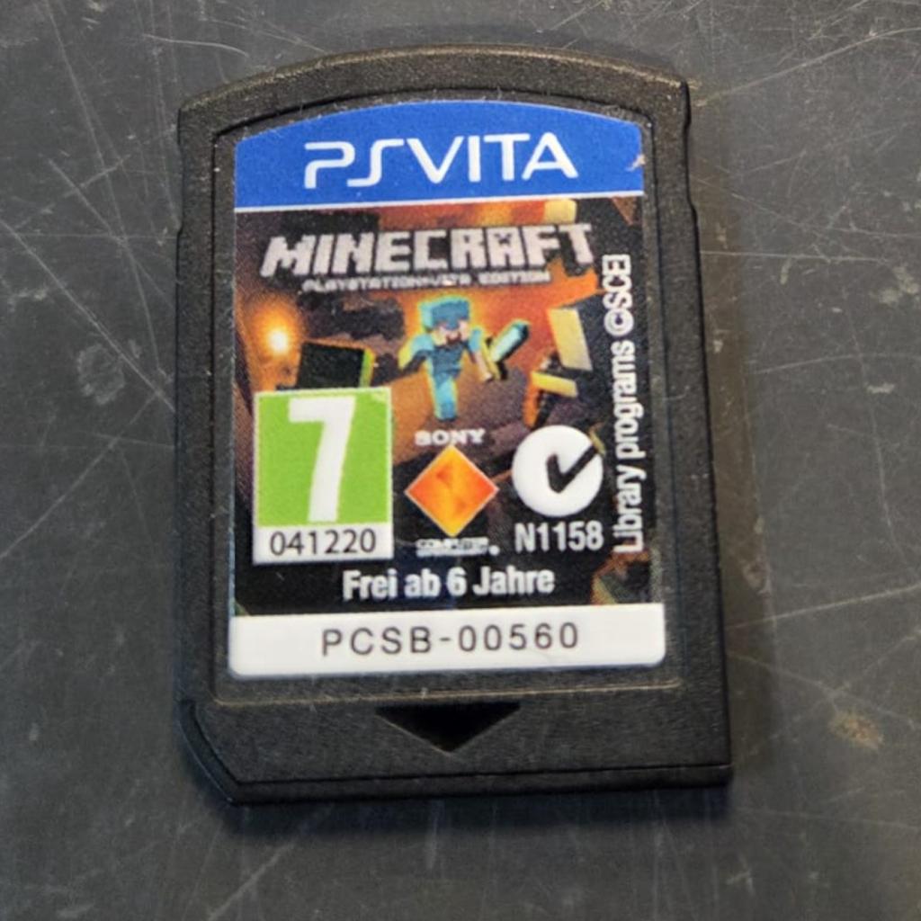 PS Vita Game | Minecraft ( Card Only ), Spelcomputers en Games, Games | Sony PlayStation Vita, Sony, Zo goed als nieuw, Support@sony.com