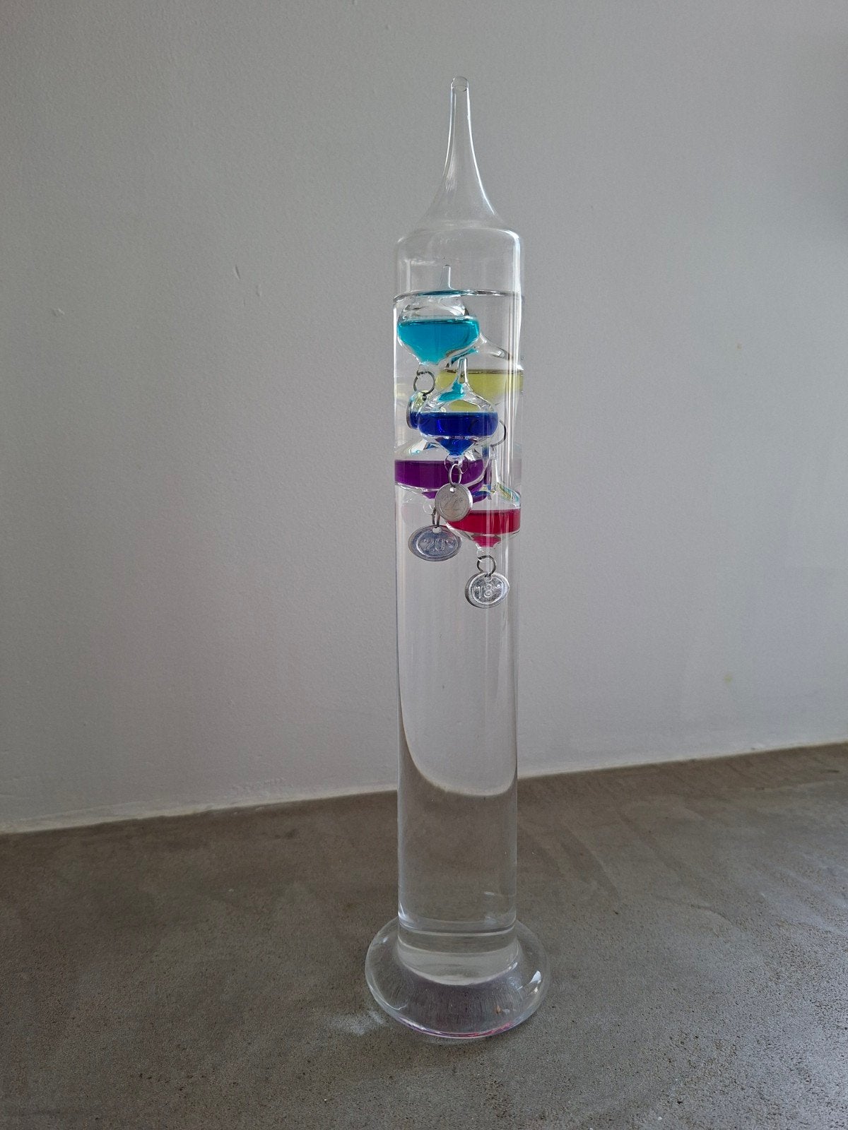 ZGAN Galileo thermometer - Weerstation frisse kleuren, Ophalen of Verzenden, Zo goed als nieuw