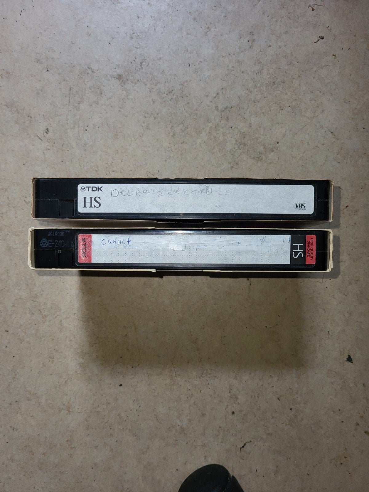 2 zelf opgenomen videobanden, Cd's en Dvd's, Ophalen, Gebruikt, Overige genres, VHS