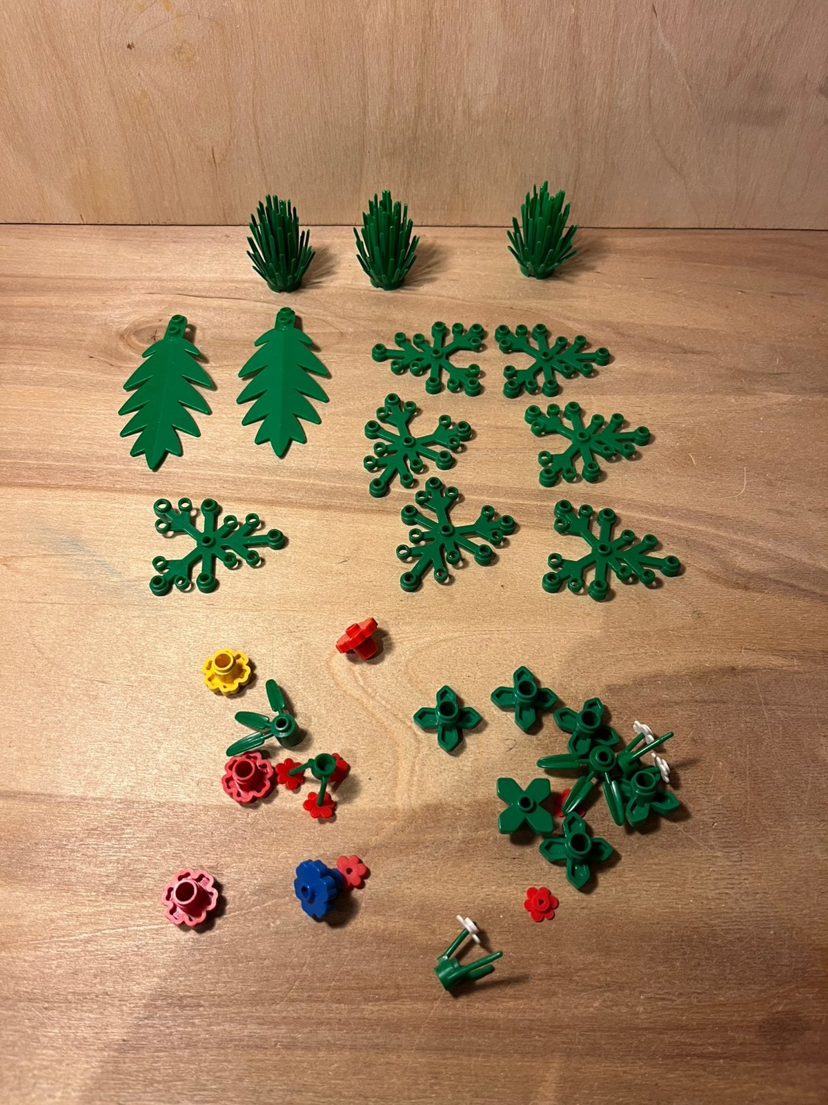 036 - Lego Partij/Lot Planten/Groen/Natuur, Ophalen of Verzenden, Gebruikt, Losse stenen, Lego
