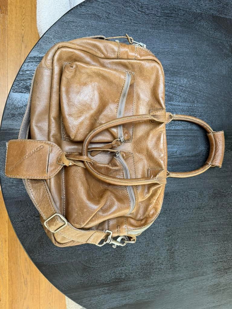 Cowboysbag, Ophalen of Verzenden, Zo goed als nieuw, Grijs, Overige typen