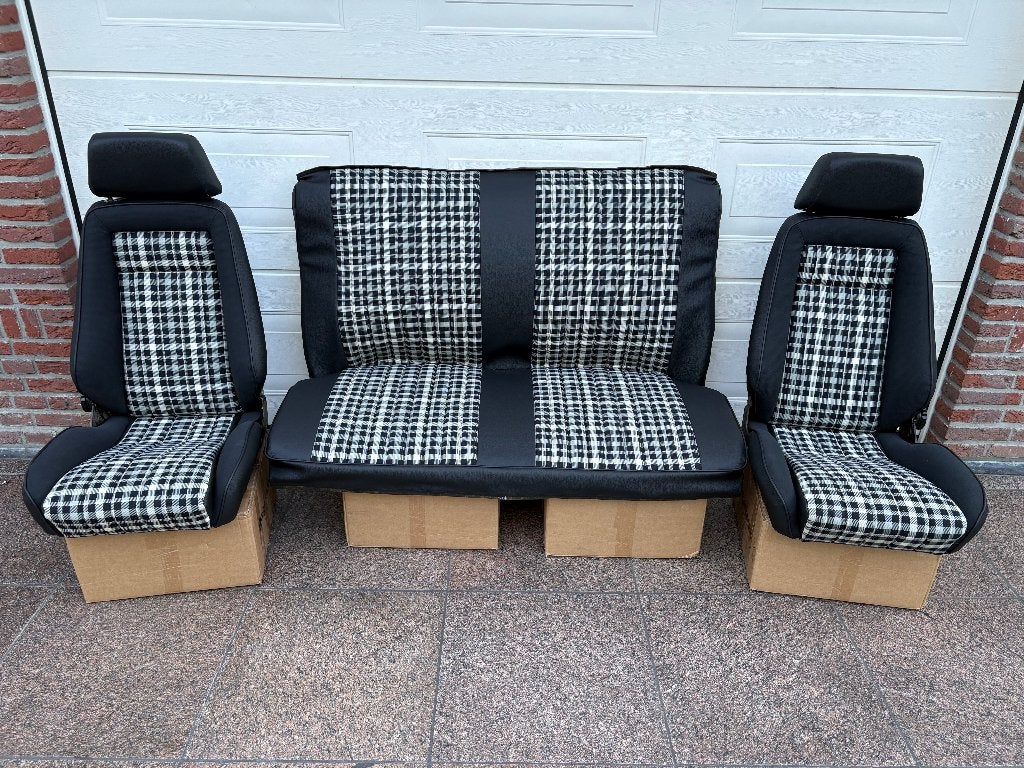 Opel Kadett C Recaro stoelen + bank Winterfest nieuwe stof, Auto-onderdelen, Ophalen, Nieuw, Opel
