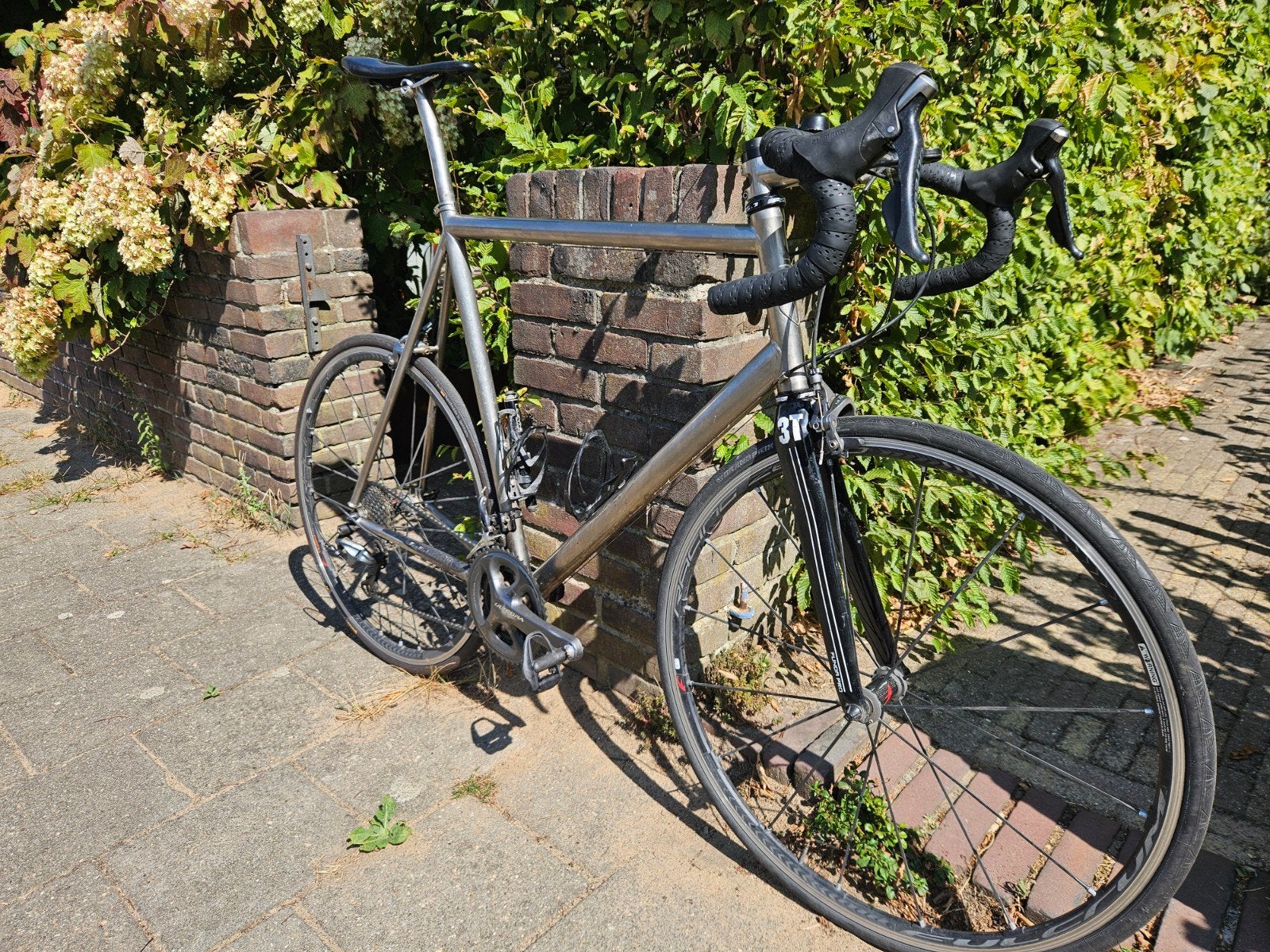 Titanium racefiets met Shimano Ultegra groepset, 28 inch, Gebruikt, Meer dan 20 versnellingen, 65 cm of meer