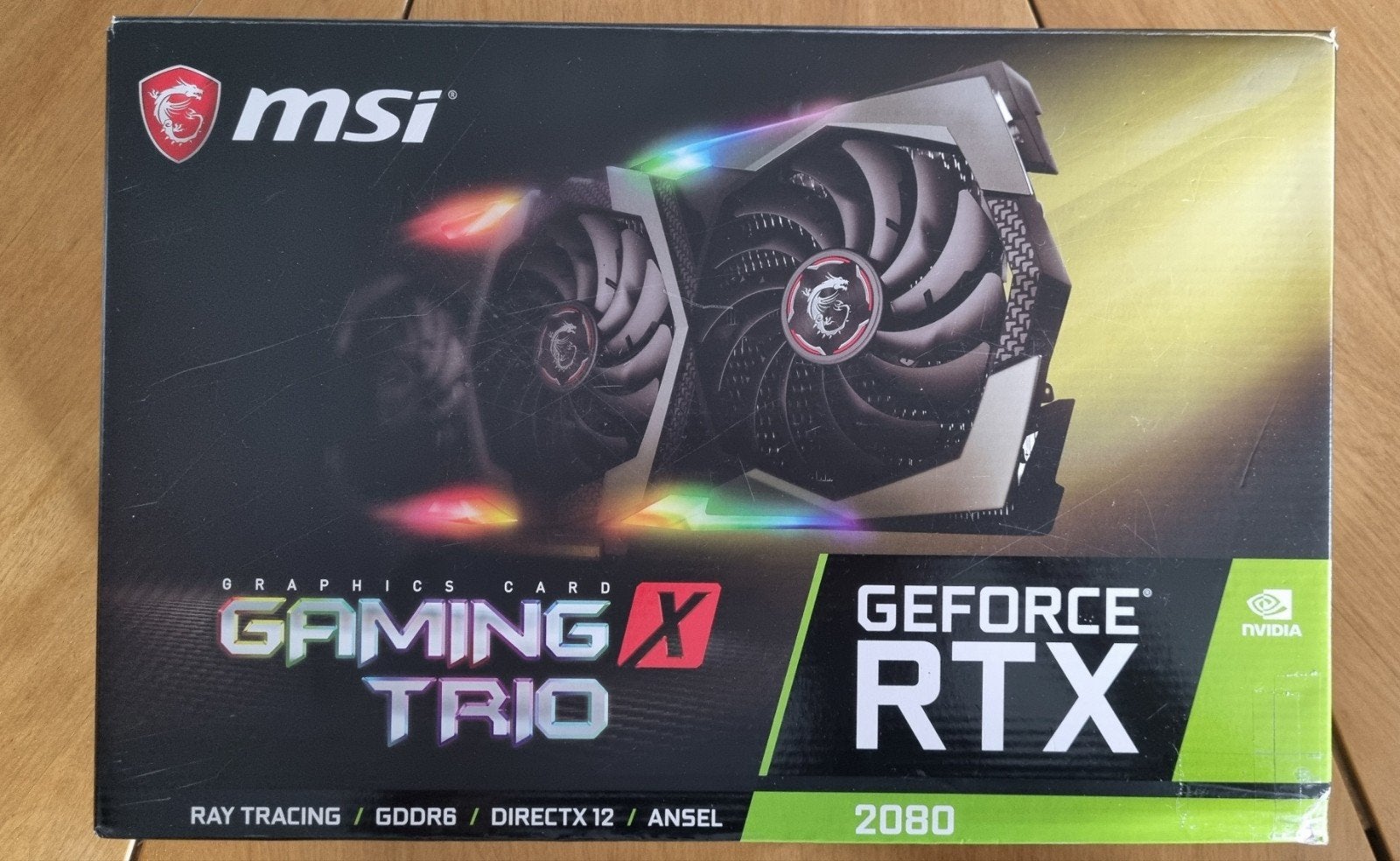 MSI GAMING X TRIO RTX 2080, Computers en Software, Videokaarten, Ophalen of Verzenden, GDDR6, PCI-Express 3