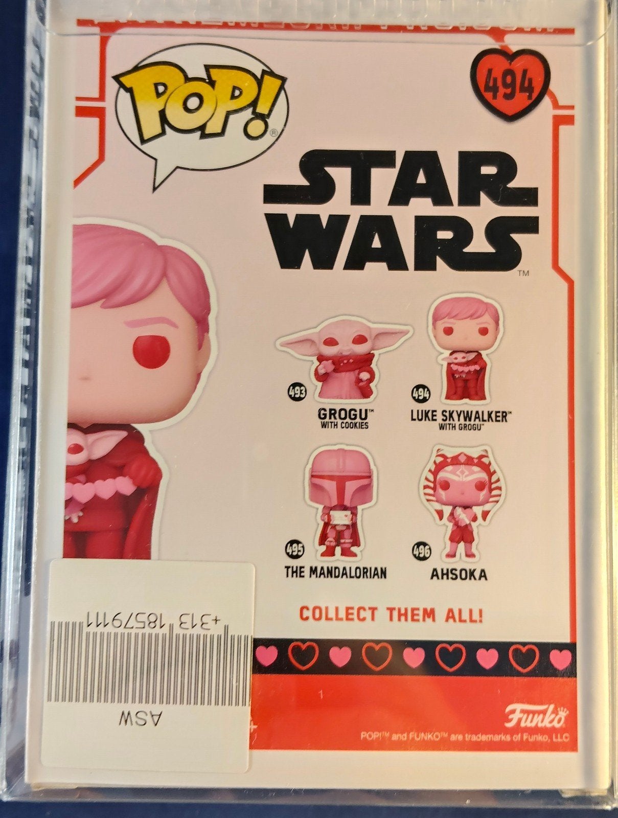 Funko Pop! Star Wars Luke Skywalker met Grogu #494, Ophalen of Verzenden, Nieuw, Actiefiguurtje