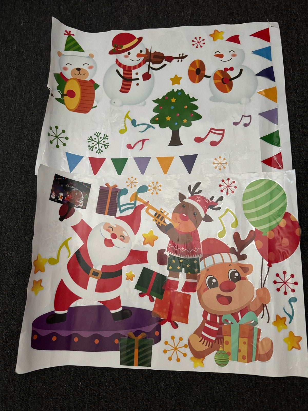 Kerst raam stickers, Diversen, Ophalen of Verzenden