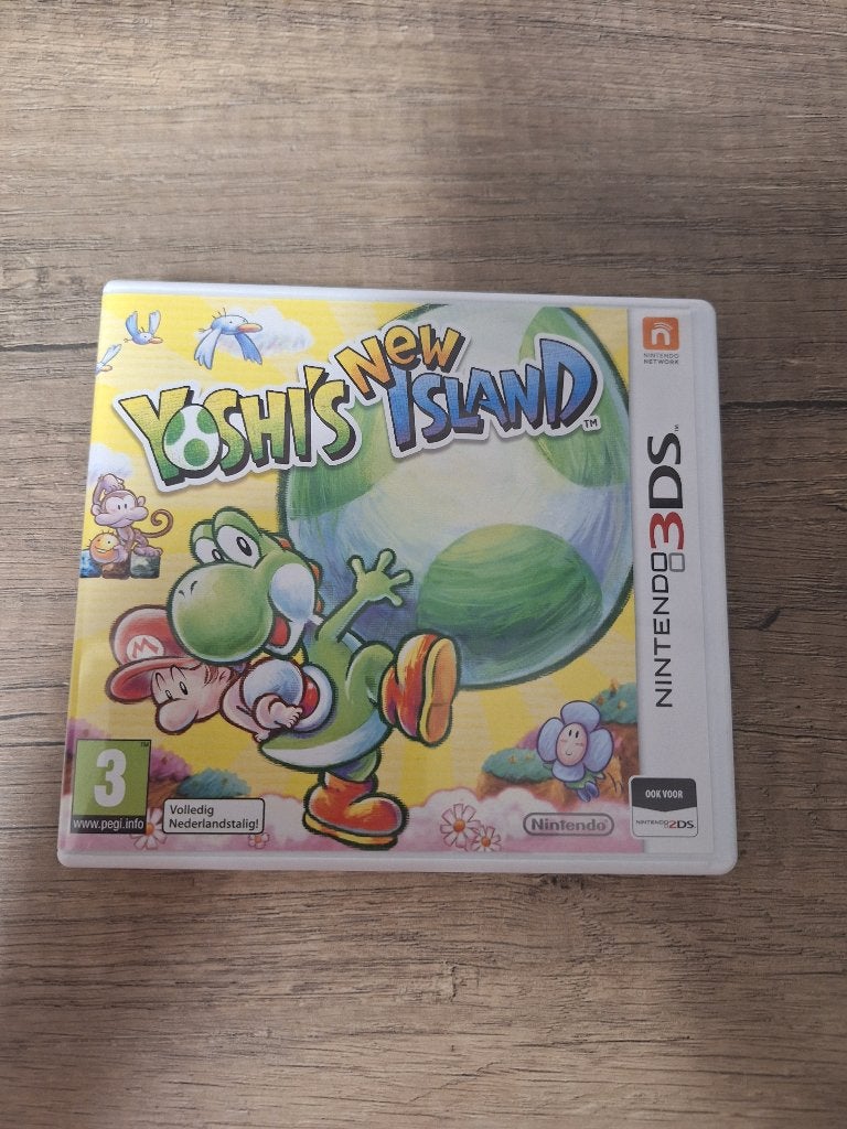 Nintendo 3DS Yoshi's New Island Mario uit 2014, Avontuur en Actie, 1 speler, Ophalen of Verzenden, Zo goed als nieuw