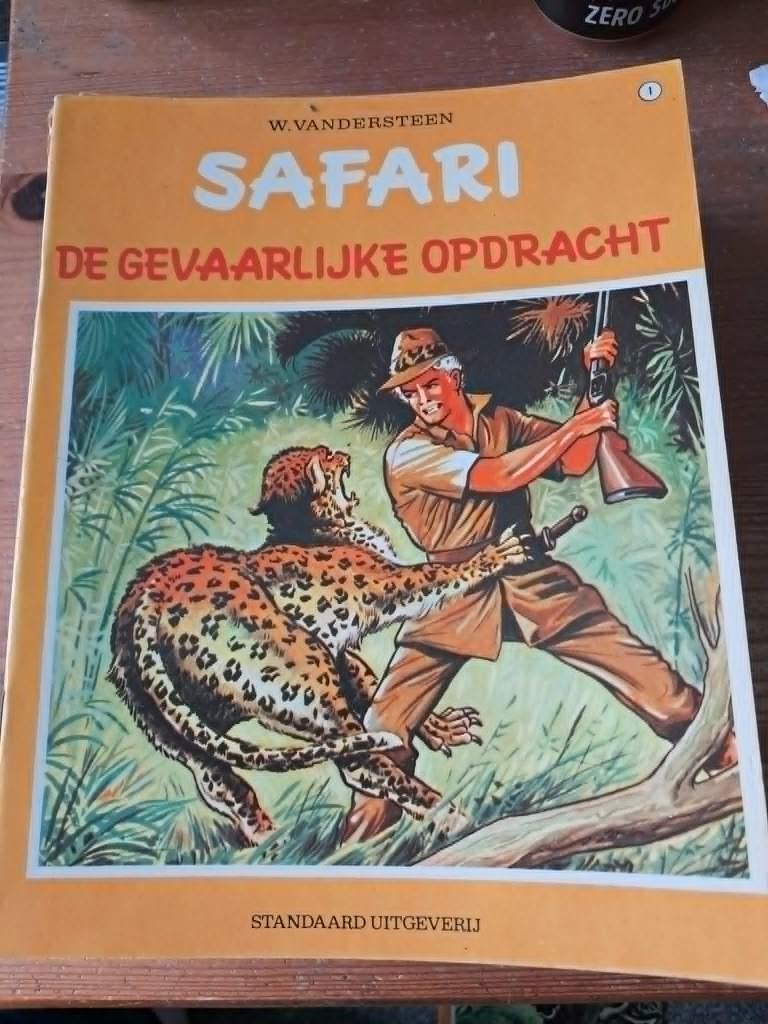 Safari (van der steen), Complete serie of reeks, Ophalen, Gelezen, Willy Vandersteen.