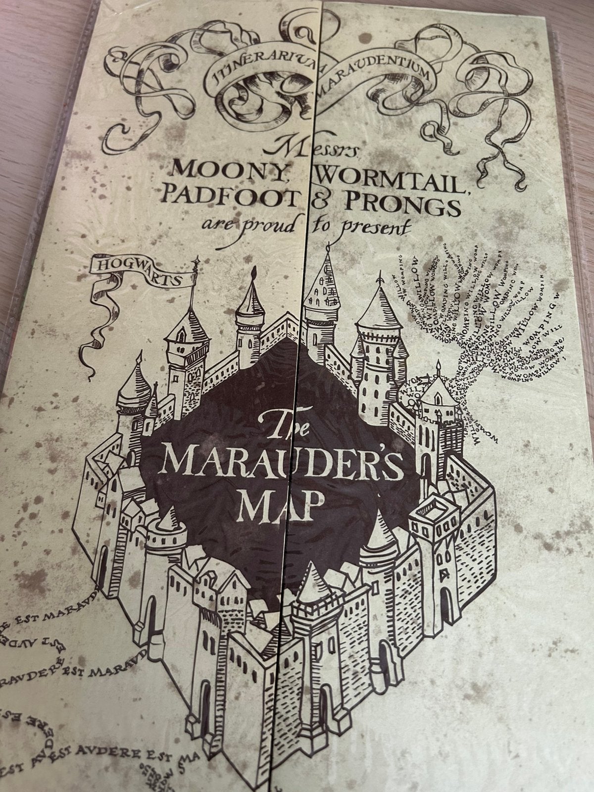 Marauder’s map, Ophalen of Verzenden, Nieuw, Replica