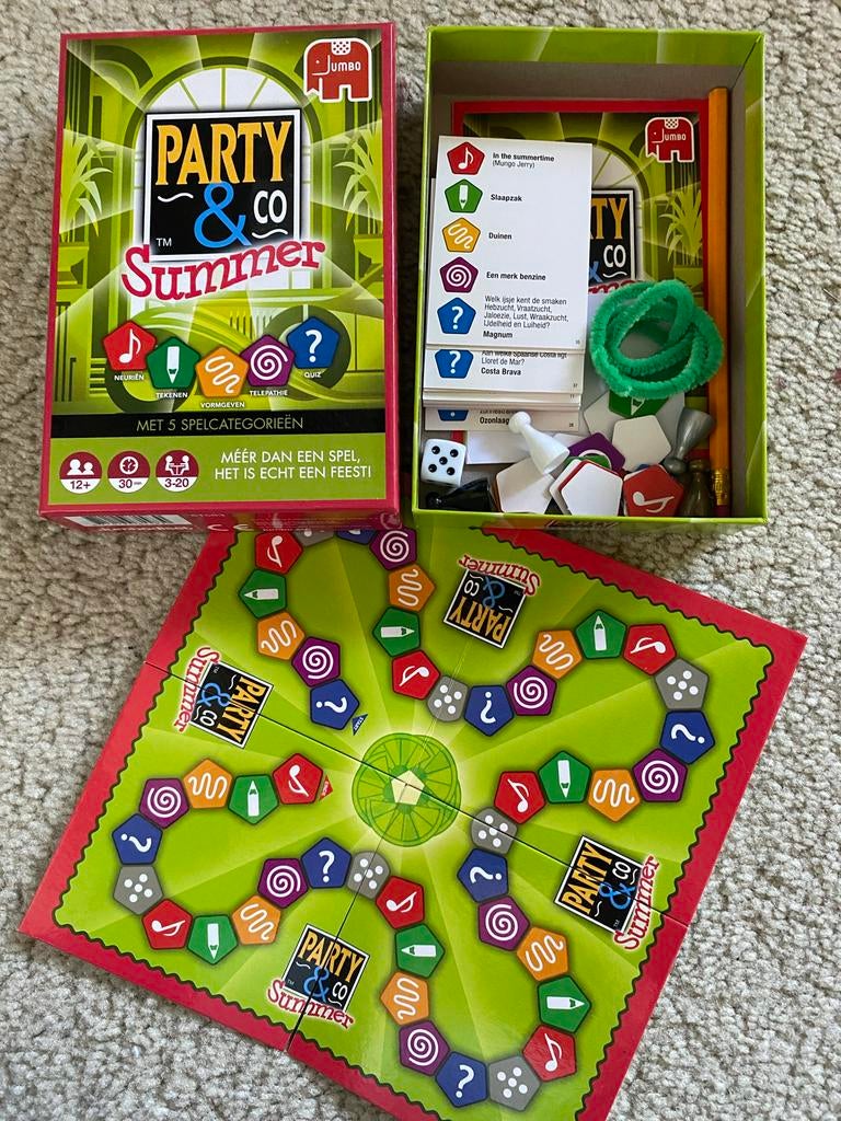 Party & Co Summer bordspel reisspel, Drie of vier spelers, Ophalen of Verzenden, Zo goed als nieuw