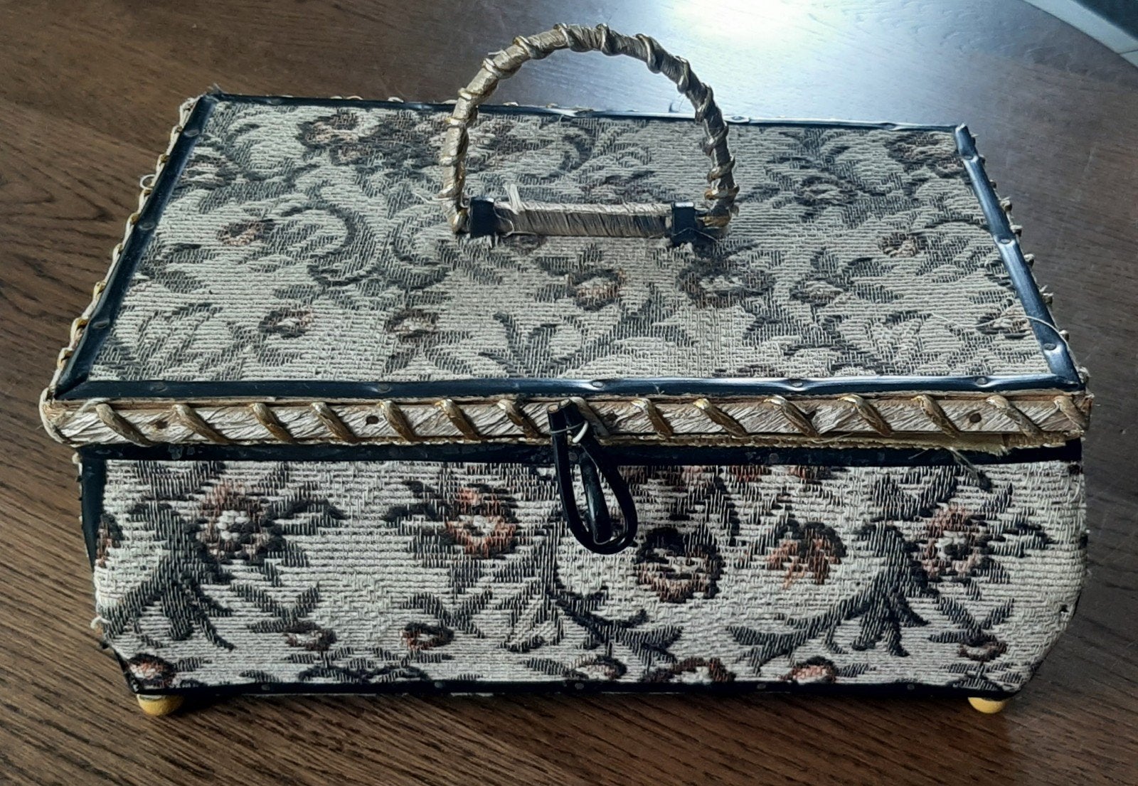 Vintage gobelin naaidoos, Antiek en Kunst, Curiosa en Brocante, Ophalen of Verzenden