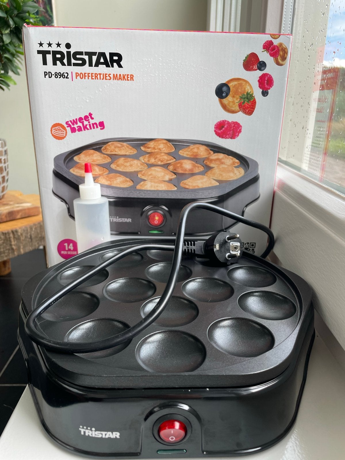 Tristar PD-8962 Poffertjes maker/ poffertjespan, Ophalen of Verzenden, Zo goed als nieuw