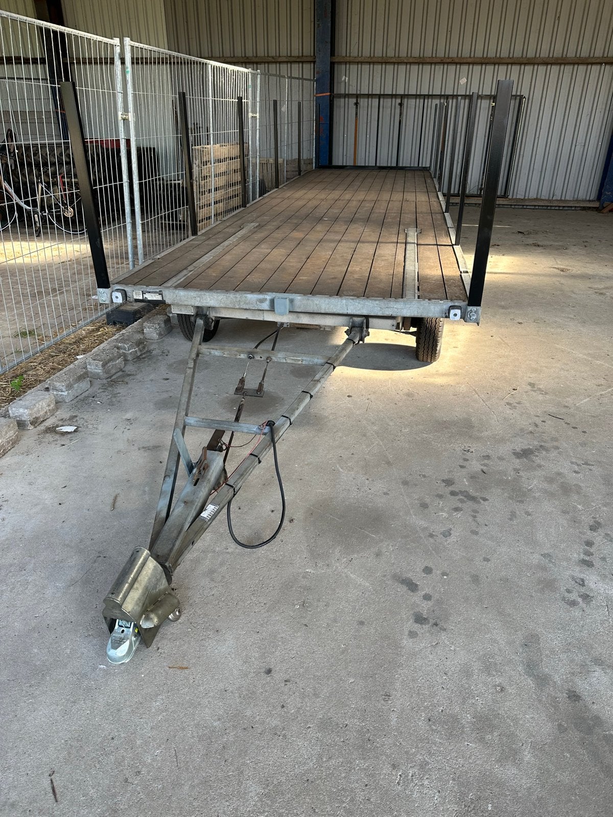 Nette uitschuifbare schamelwagen 8+1M, Auto diversen, Aanhangers en Bagagewagens, Ophalen, Gebruikt