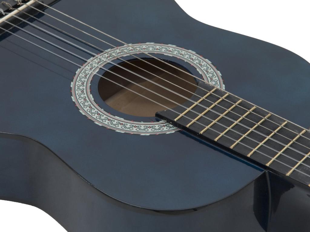 DIMAVERY AC-303 Classical Guitar 3/4 blue, ., Nieuw, Ophalen of Verzenden, Akoestische gitaar