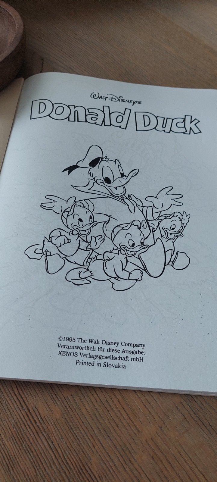 WALT DISNEY'S DONALD DUCK KLEURBOEK MOOIE KLEUR-PLATEN, Ophalen of Verzenden, Donald Duck, Nieuw, Papier, Kaart of Schrift