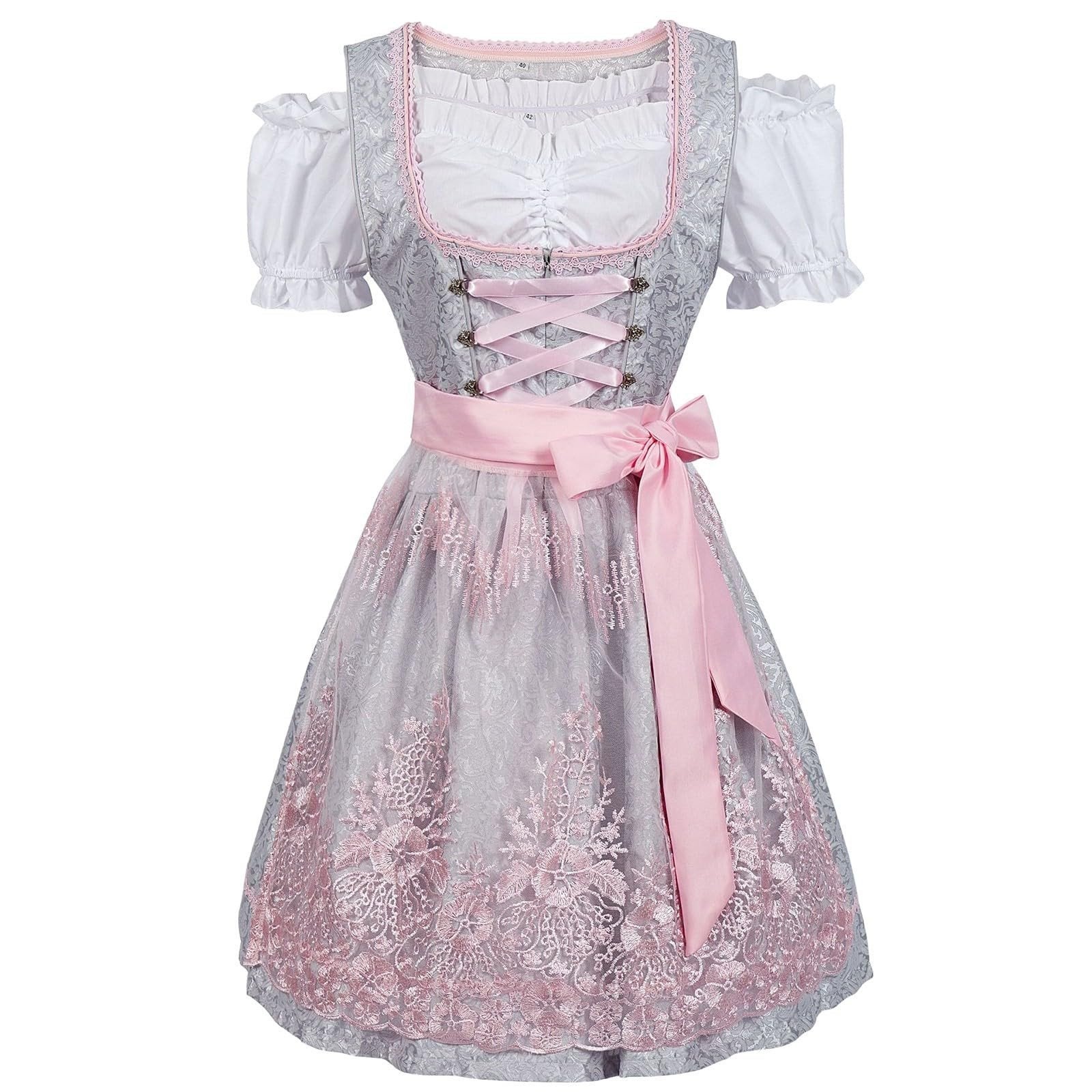 Dirndl jurk met blouse, Maat 46/48 (XL) of groter, Ophalen of Verzenden, Kleding, Overige thema's
