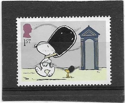 Engeland 2025 Peanuts - Snoopy and Woodstock on guard duty, Verzenden, Gestempeld