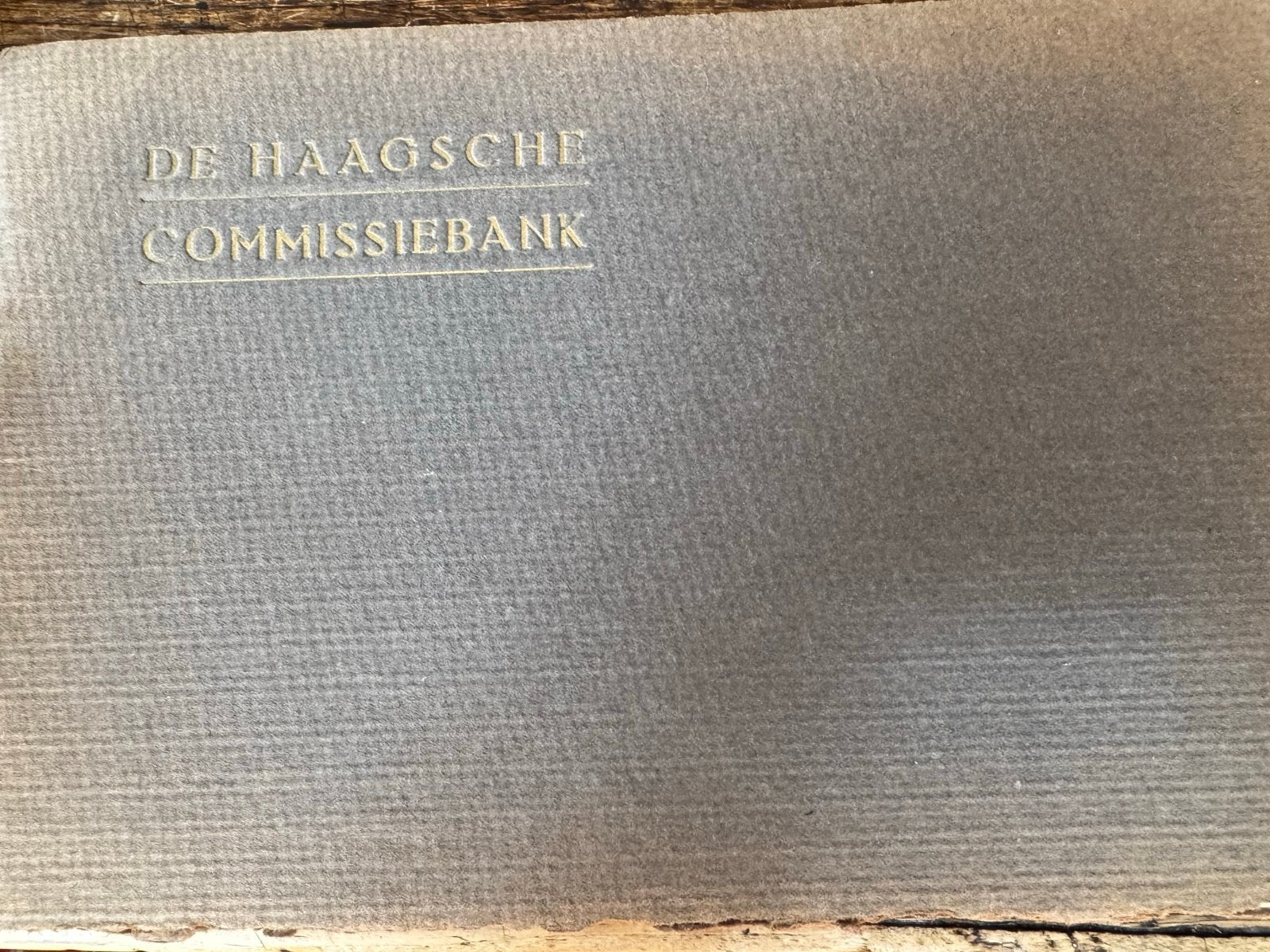 De Haagsche Commissiebank - Oprichting 1903 Catalogus, Boeken, Ophalen of Verzenden, Gelezen