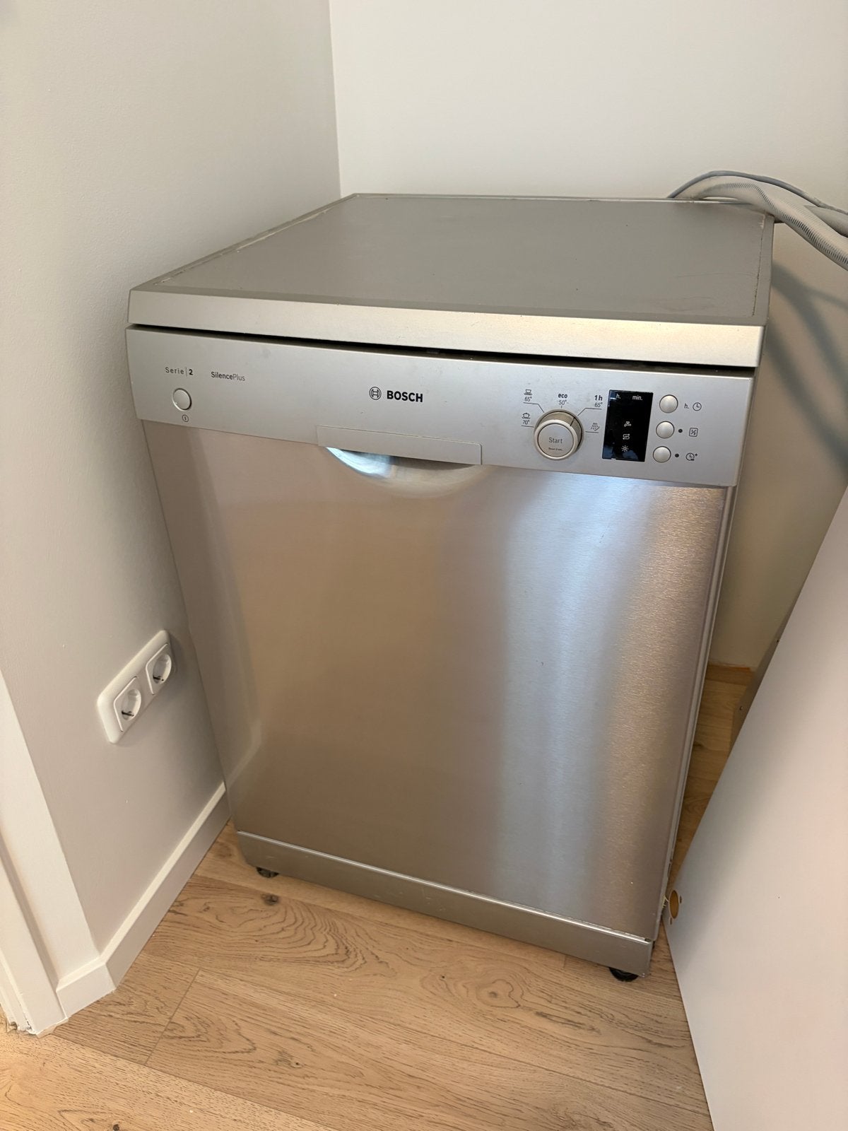 Bosch Serie 2 SilencePlus Vrijstaande Vaatwasser, Witgoed en Apparatuur, Vaatwasmachines, Ophalen, Gebruikt, 60 cm of meer, Eco programma