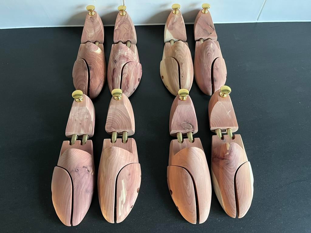 4 Paar cederhouten schoenspanners maat 46 nieuw, Kleding | Heren, Schoenen, Bruin, Cederhout, Overige typen, Ophalen of Verzenden