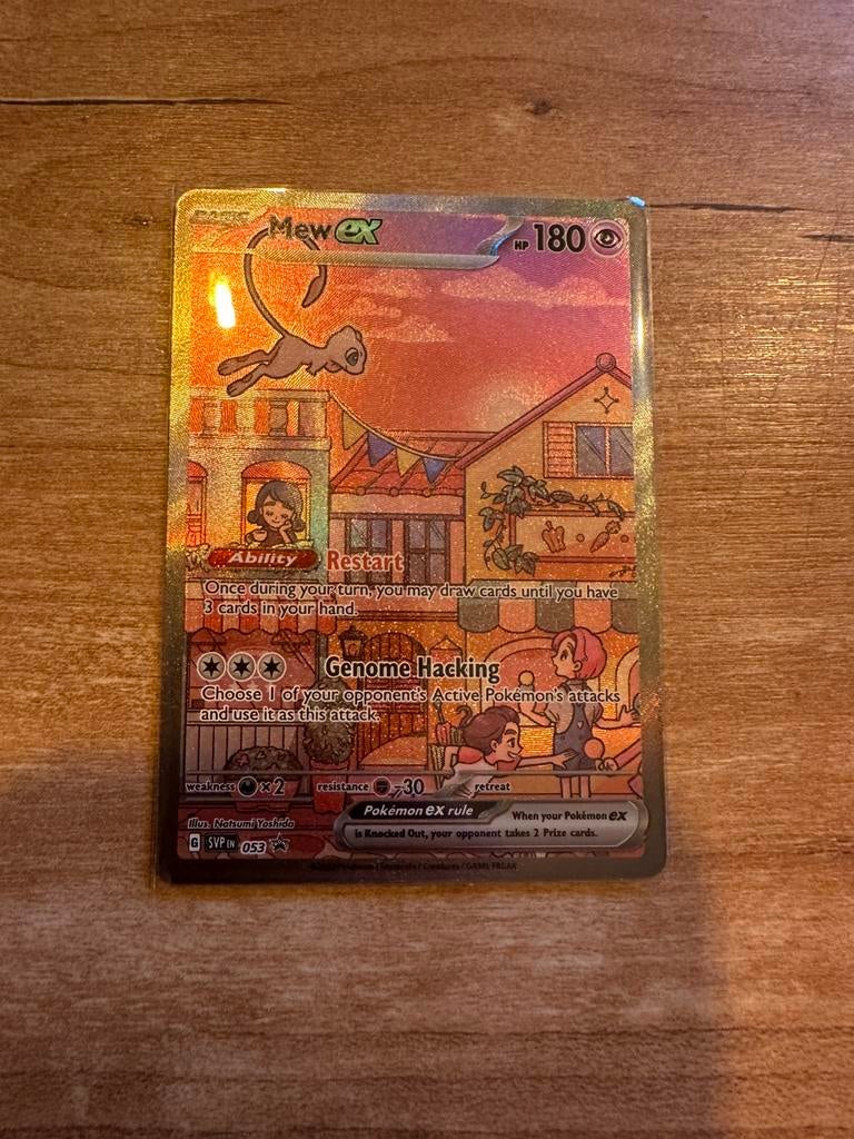 Mew Ex 053 SVP Promo in topstaat !, Ophalen of Verzenden, Zo goed als nieuw, Losse kaart, Foil
