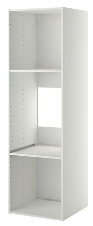 Ikea METOD Hoge kast voor inbouwapparatuur, wit. Koelkast., Ophalen, Gebruikt, Wit, 50 tot 100 cm