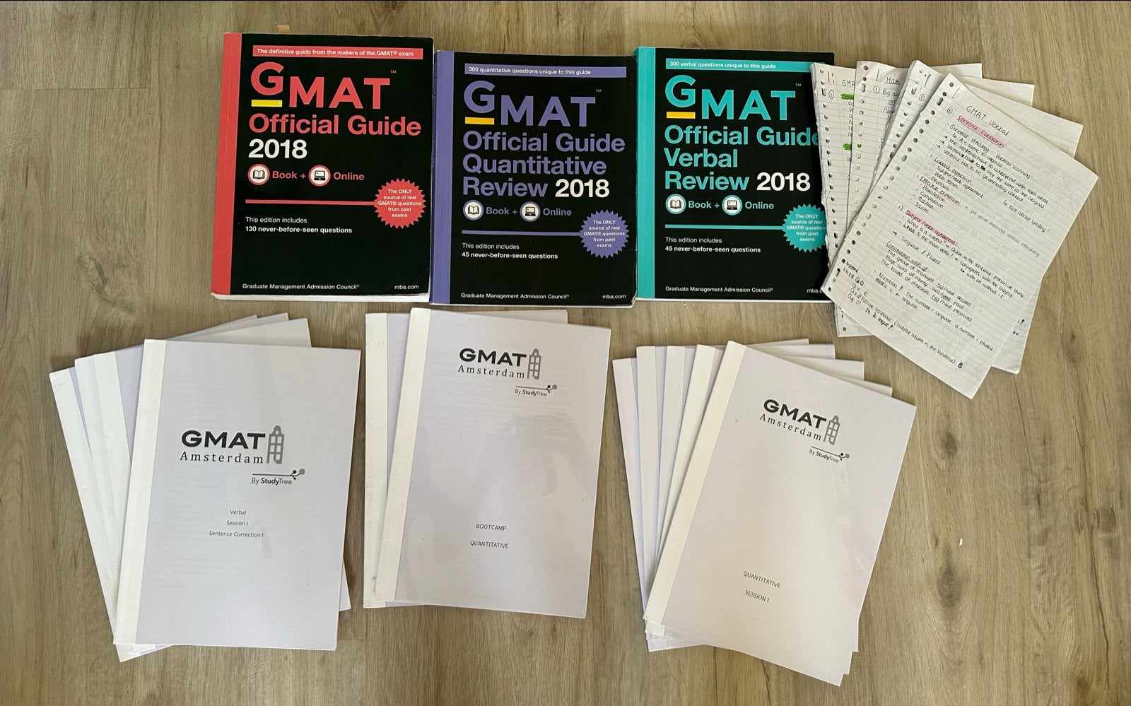 GMAT Official Guide 2018 set + GMAT Amsterdam materiaal, Boeken, Ophalen of Verzenden, Gamma, Zo goed als nieuw, WO