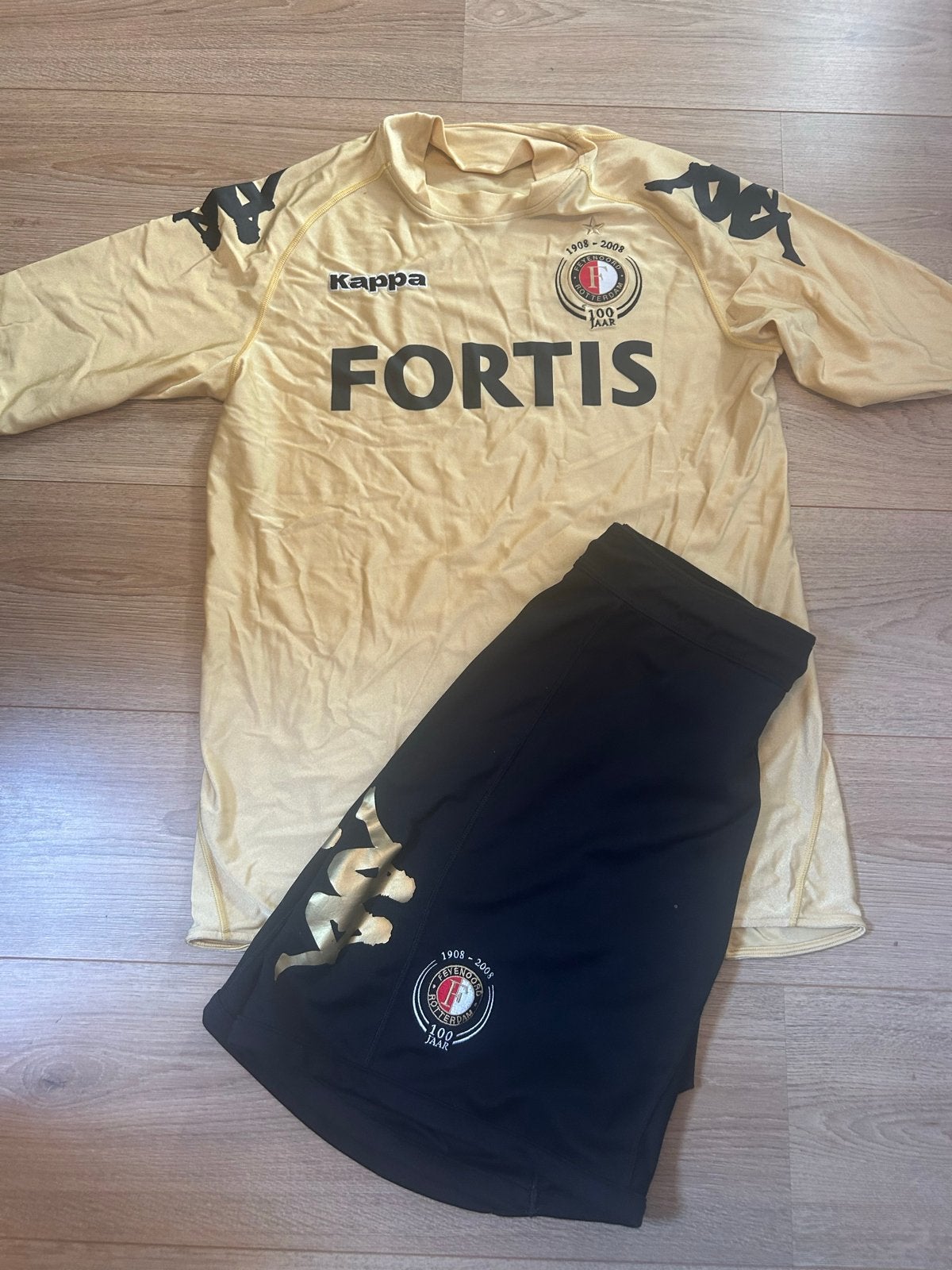 Feyenoord Jubileum tenue 100 jaar - Maat L, Ophalen of Verzenden, Zo goed als nieuw, Maat 52/54 (L), Voetbal