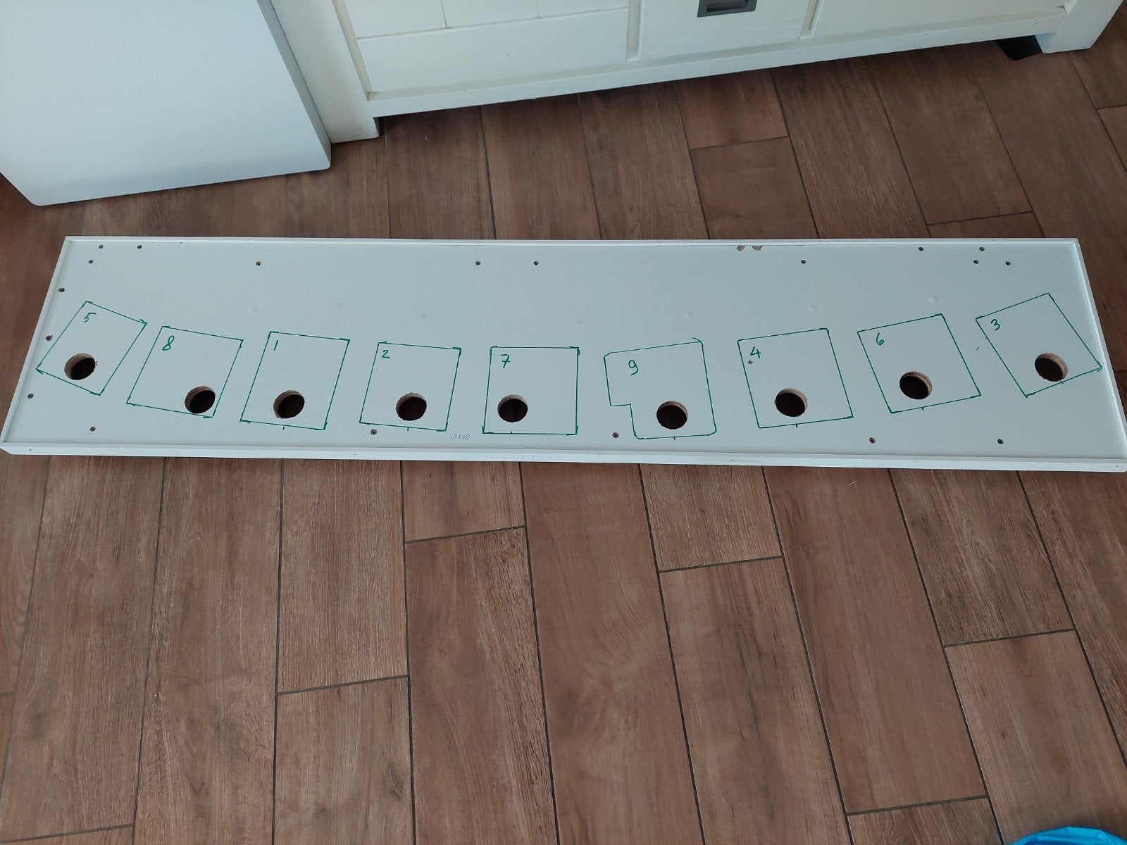 platen voor kerstdorp 180x40 en 80x36, Ophalen of Verzenden, Gebruikt