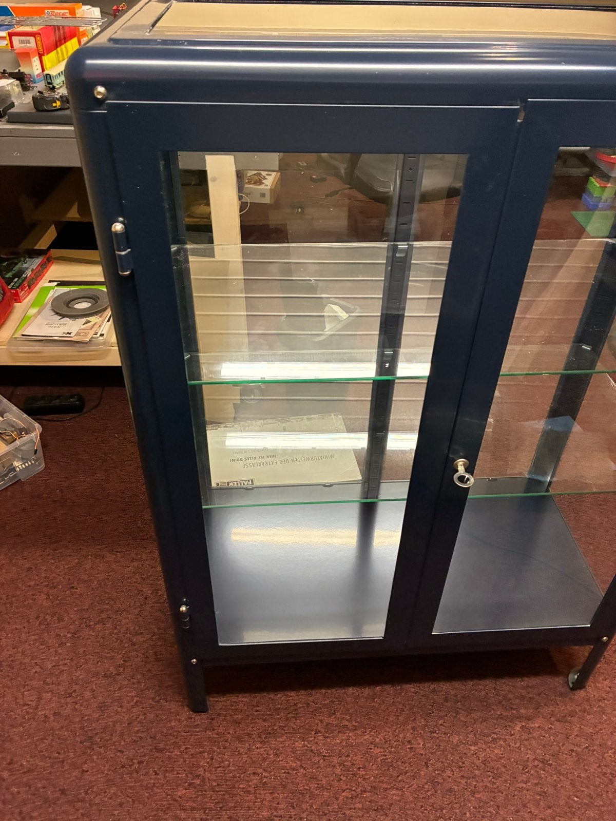 Ikea Vitrinekast, Ophalen, 50 tot 100 cm, Zo goed als nieuw, Glas