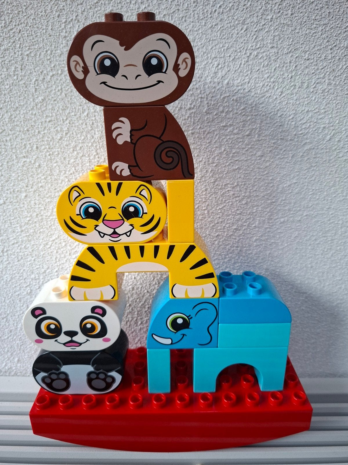 Duplo creatieve dieren op een tuimelaar, Ophalen of Verzenden, Duplo