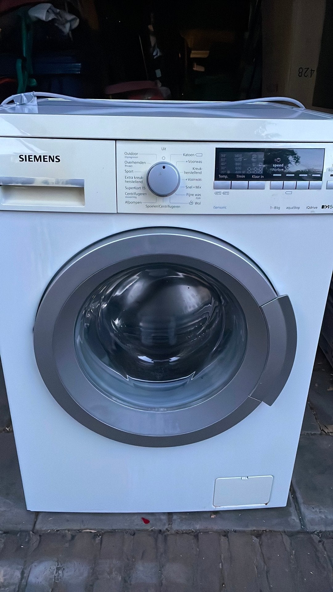 Siemens IQ500 wasmachine 1-8 kg eco, Witgoed en Apparatuur, Wasmachines, Ophalen, Minder dan 85 cm, Zo goed als nieuw, 1200 tot 1600 toeren