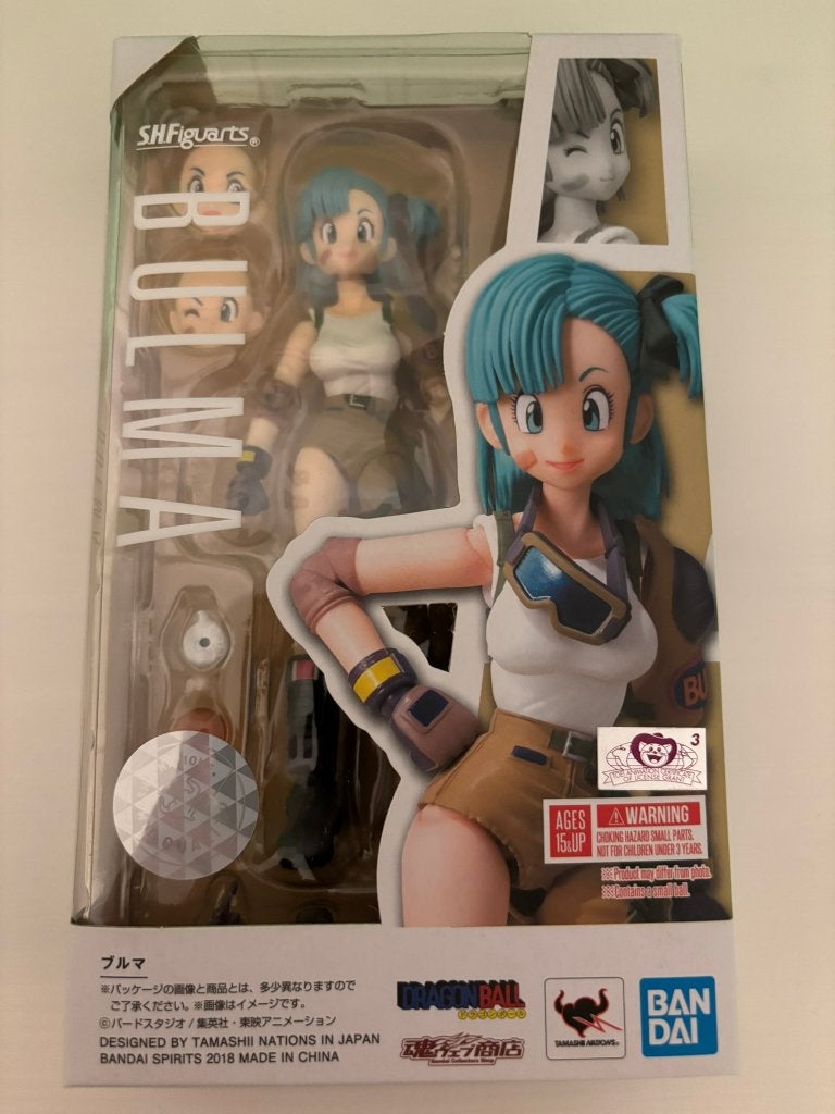 Bandai S.H. Figuarts Bulma Dragon Ball figuur, Verzamelen, Poppetjes en Figuurtjes, Ophalen, Zo goed als nieuw