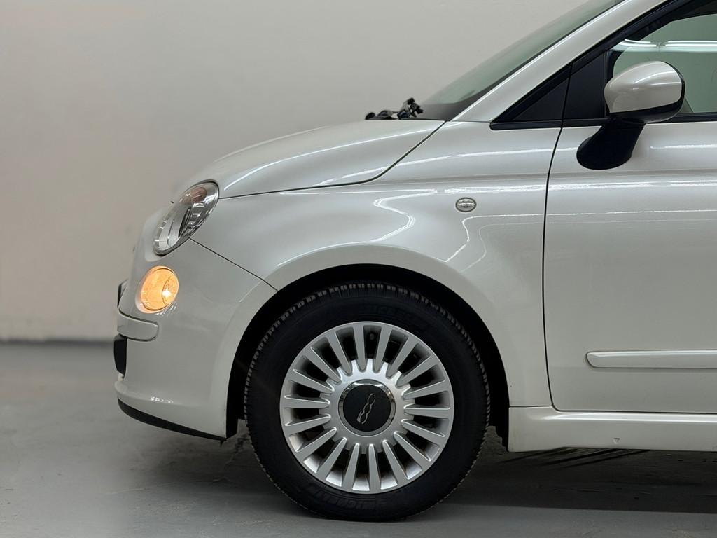 Fiat 500 1.2 Pop Parelmoer Automaat Airco PDC VolledigOnderh, Auto's, Fiat, Euro 5, Gebruikt, Origineel Nederlands, Bedrijf