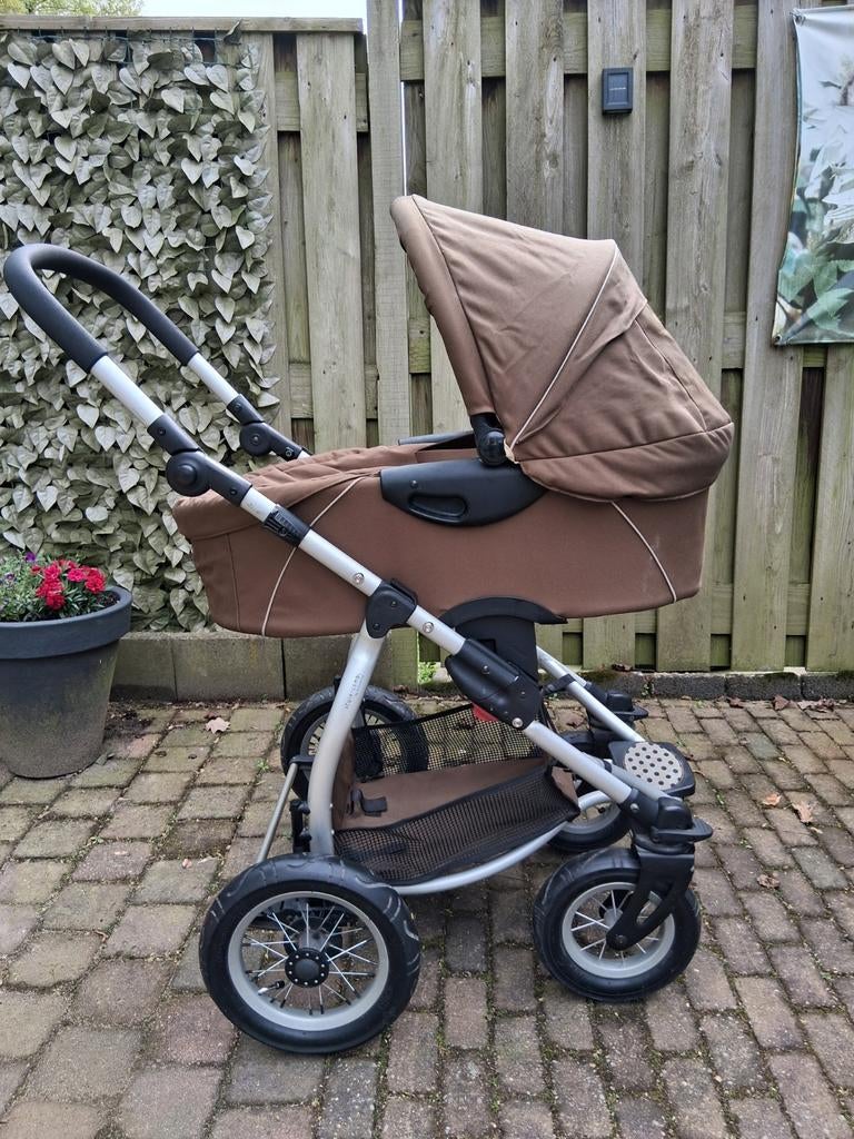 Kinderwagen en buggy, Kinderen en Baby's, Kinderwagens en Combinaties, Gebruikt, Combiwagen, Overige merken, Luchtbanden, Met reiswieg