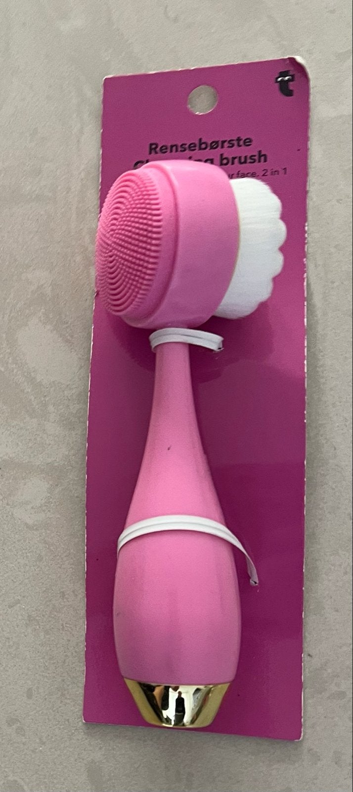Roze 2-in-1 Gezichtsreinigingsborstel( nieuw), Ophalen of Verzenden, Nieuw
