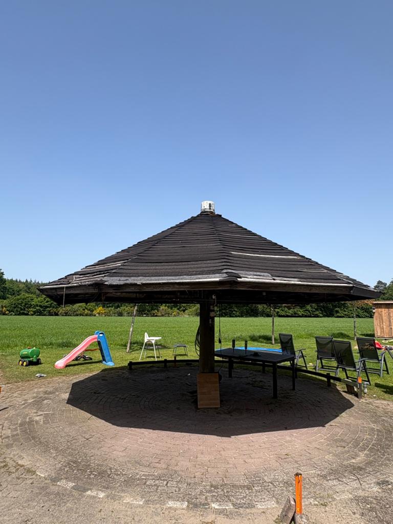 Stalen frame kapberg/overkapping, Tuin en Terras, Overkappingen, Ophalen, Gebruikt, Overige typen