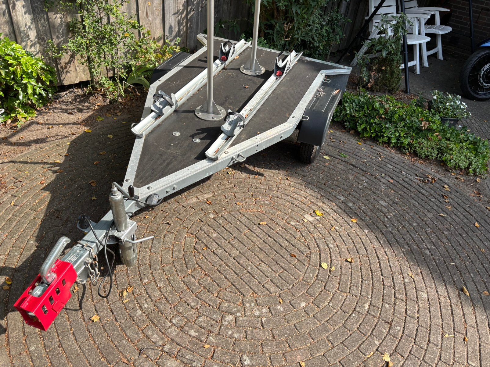 Fietsendrager, Ophalen, Zo goed als nieuw, Trekhaakdrager