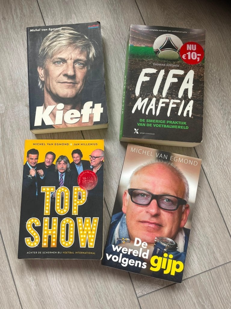 Voetbalboeken: Kieft, Gijp, Topshow + Voetbalmaffia, Ophalen of Verzenden, Gelezen, Diverse auteurs, Balsport