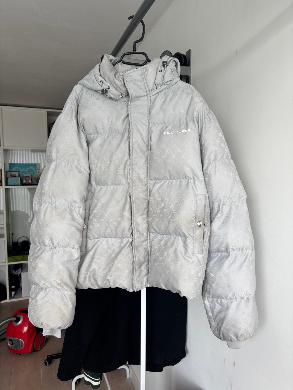 Daily paper winterjas, Kleding | Heren, Jassen | Winter, Verzenden, Gedragen, Maat 52/54 (L), Grijs