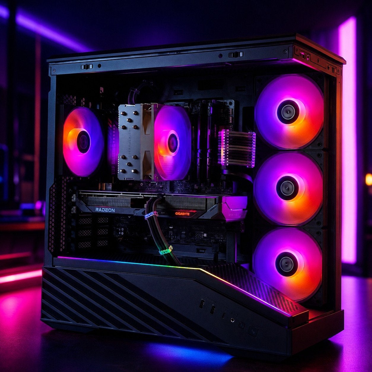 GAMING PC | RYZEN 9600X / RX 9060XT 16 GB / DDR5, Computers en Software, Desktop Pc's, Refurbished, Gaming PC, Gaming, SSD