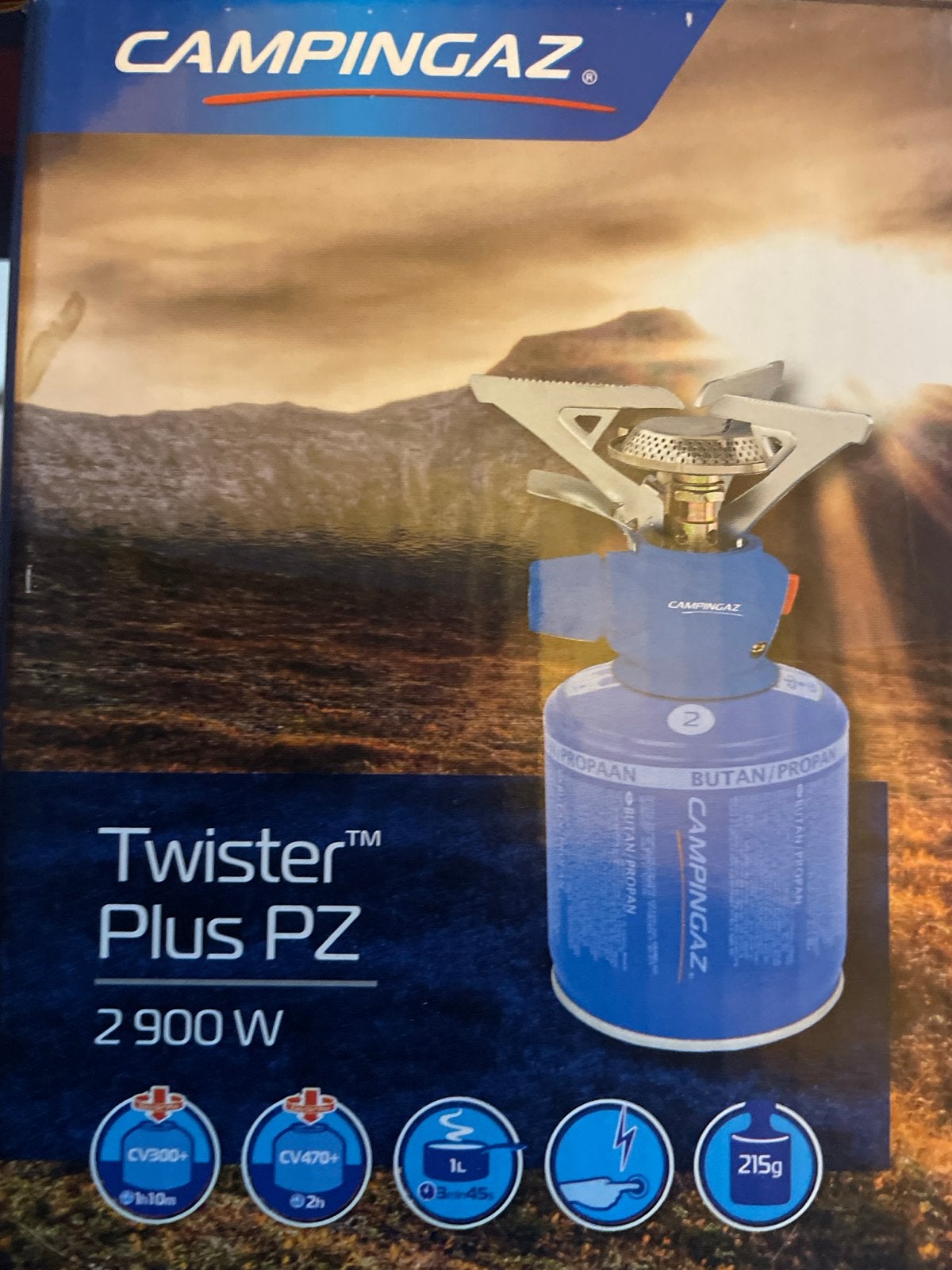 Campingaz Twister Plus PZ met 4 gaspatronen, Caravans en Kamperen, Ophalen of Verzenden, Nieuw