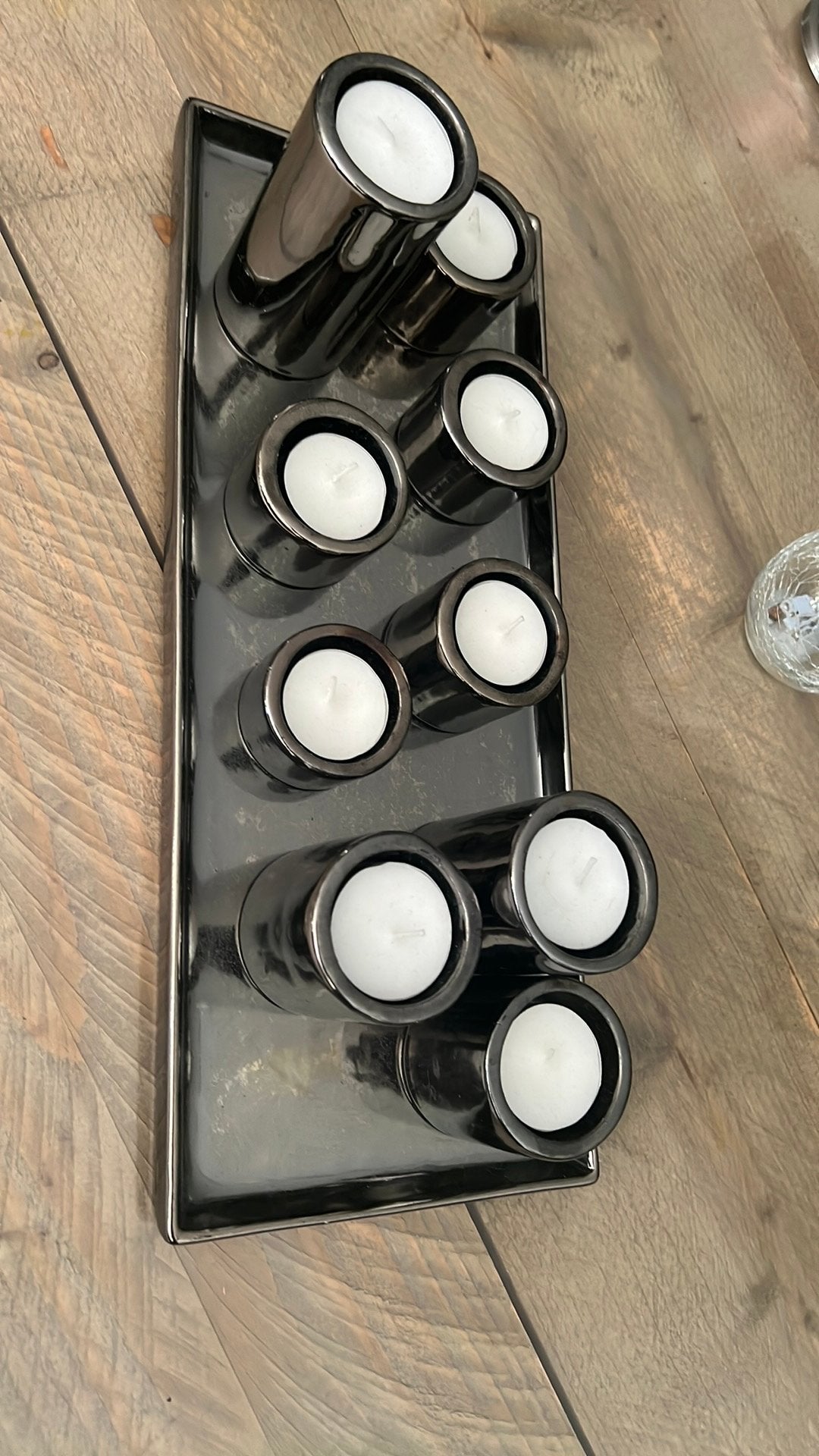 Woonaccessoires van PTMD, Huis en Inrichting, Woonaccessoires | Overige, Zo goed als nieuw, Metaal, Zilver, Industrieel, Ophalen