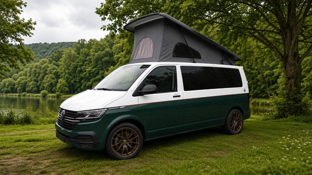 VW Transporter T6.1 Camper Adventure / bj. 2022 / 24.899 km, Volkswagen, Bedrijf, ABS, Watertank (Schoon)