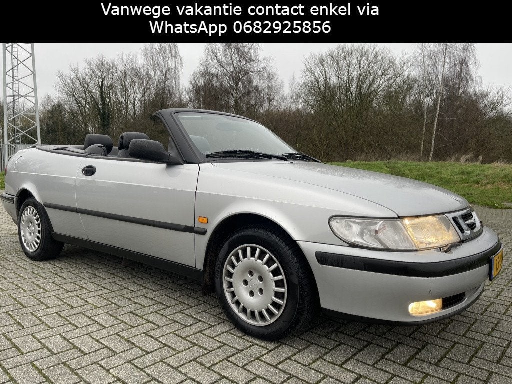 Saab 900 2.0 APK: Nieuw bij aflevering (bj 1996), Euro 2, 1380 kg, Gebruikt, Zwart
